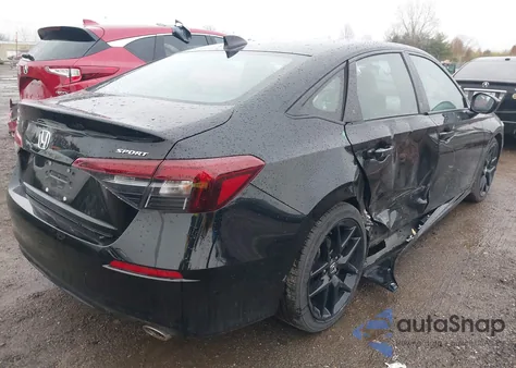 2025 Honda Civic Sport из США, поврежденный, VIN 2HGFE2F53SH502429